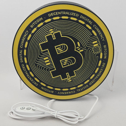 Bitcoin Crypto LED Lightbox